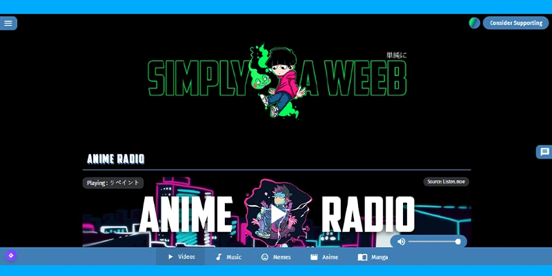 SimplyAWeeb aniwatch alternatives